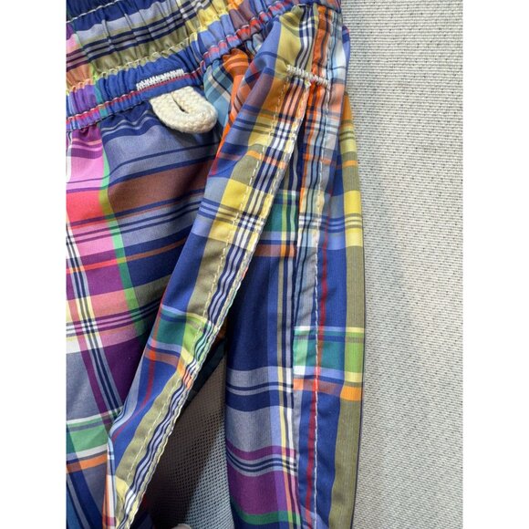 Polo Ralph Lauren Men's Traveller Swim Short Cruise Plaid Sz XL Multi Lightweigh - Picture 12 of 15